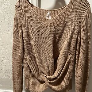 Women's Tan Sweater